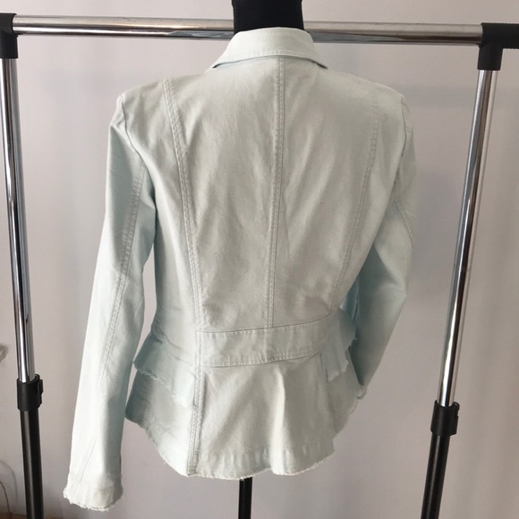 Minty fitted jacket w horn-look buttons. Sundance - Picture 6 of 9